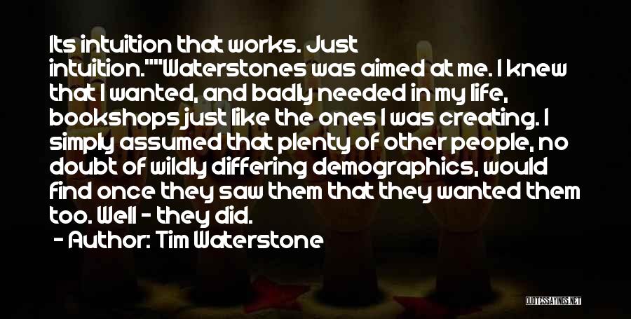 Doubt And Success Quotes By Tim Waterstone