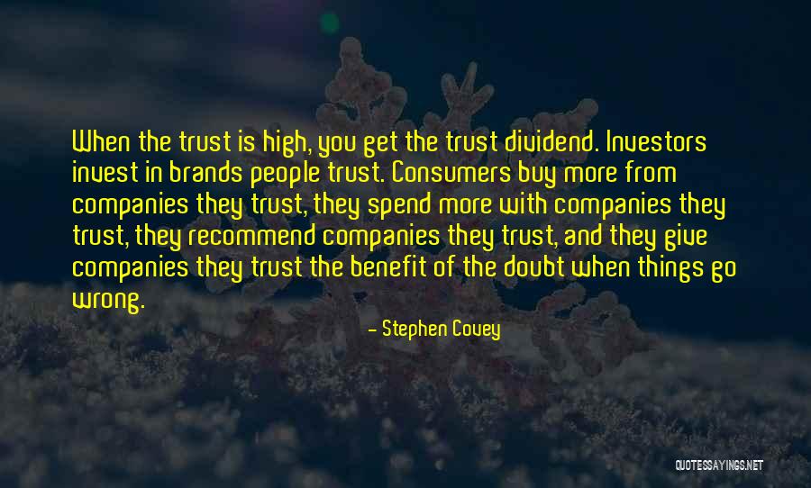 Doubt And Trust Quotes By Stephen Covey Doubt And Trust Quotes By Stephen Covey