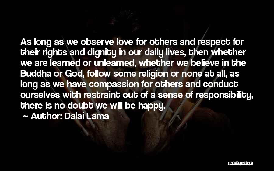 Doubt In Love Quotes By Dalai Lama