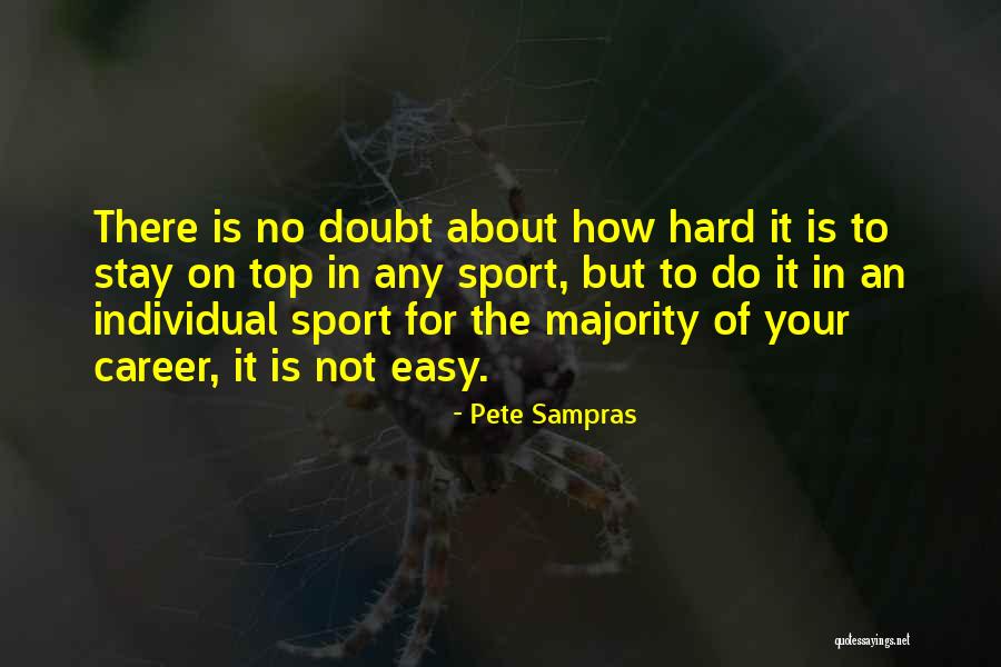 Doubt In Sports Quotes By Pete Sampras Doubt In Sports Quotes By Pete Sampras