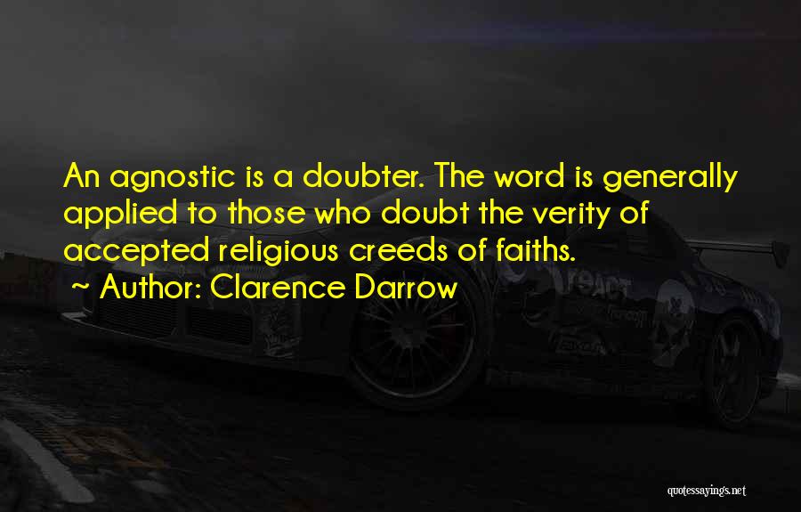 Doubt Quotes By Clarence Darrow