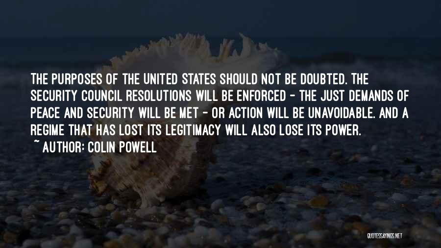 Doubted Quotes By Colin Powell