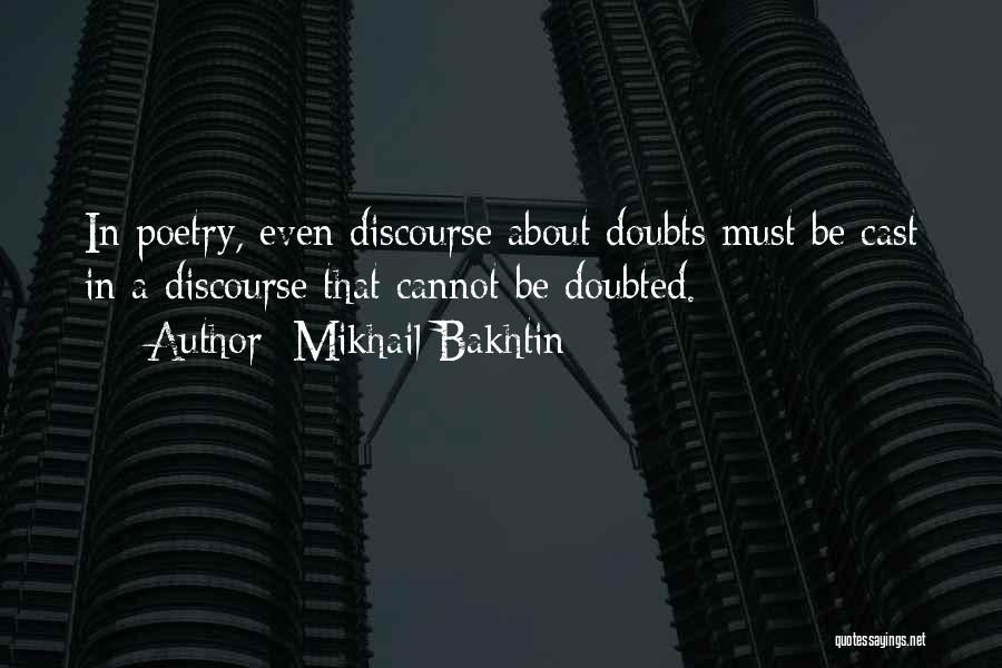 Doubted Quotes By Mikhail Bakhtin