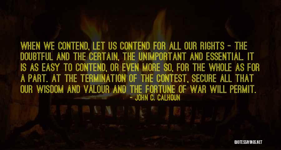 Doubtful Quotes By John C. Calhoun Doubtful Quotes By John C. Calhoun