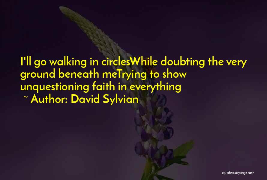 Doubting Faith Quotes By David Sylvian