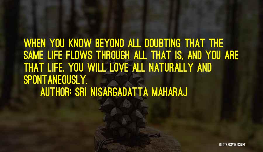 Doubting My Love Quotes By Sri Nisargadatta Maharaj