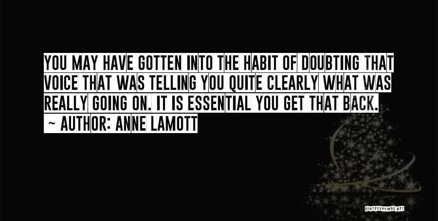 Doubting Others Quotes By Anne Lamott