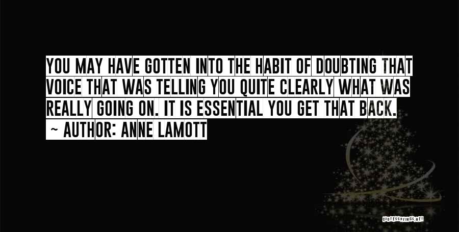 Doubting Quotes By Anne Lamott