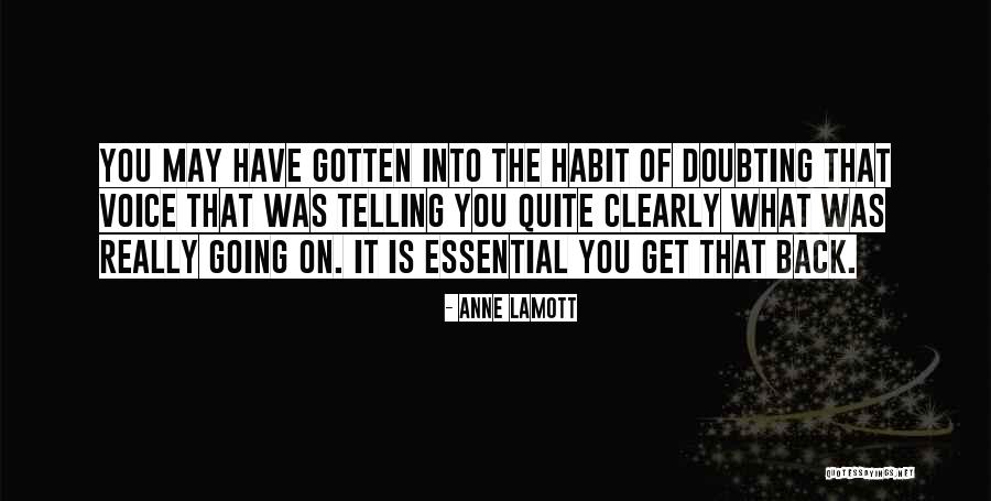 Doubting Quotes By Anne Lamott