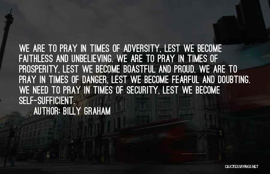 Doubting Quotes By Billy Graham