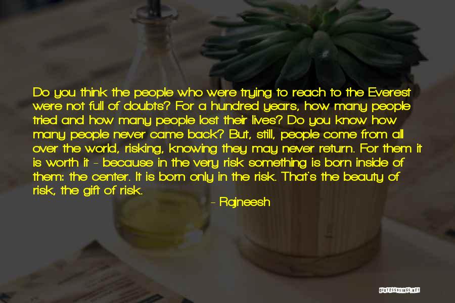 Doubts In Life Quotes By Rajneesh