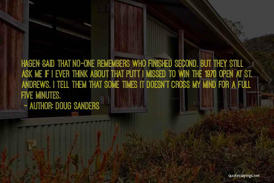 Doug Sanders Quotes 543794