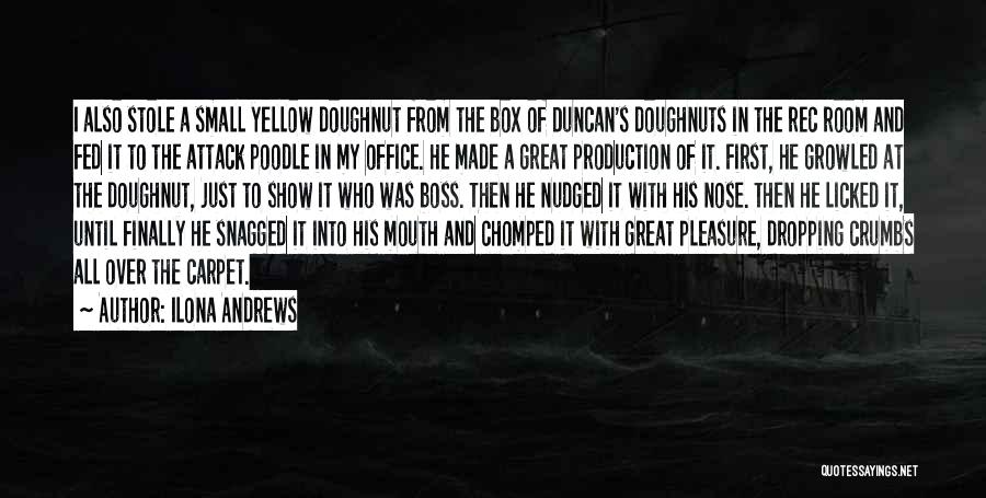 Doughnuts Quotes By Ilona Andrews