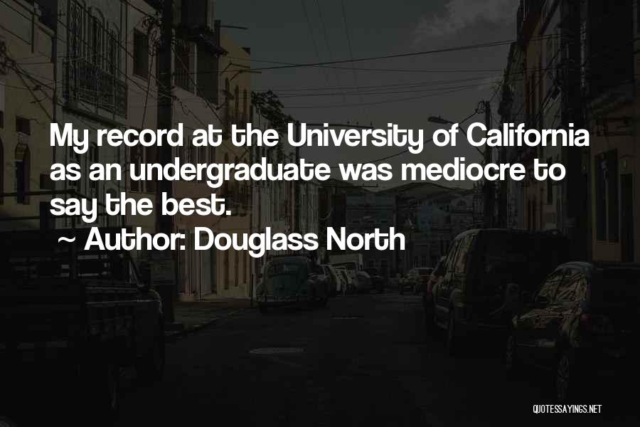 Douglass Quotes By Douglass North