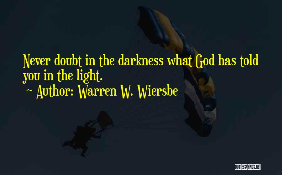 Doumba Sannoh Quotes By Warren W. Wiersbe