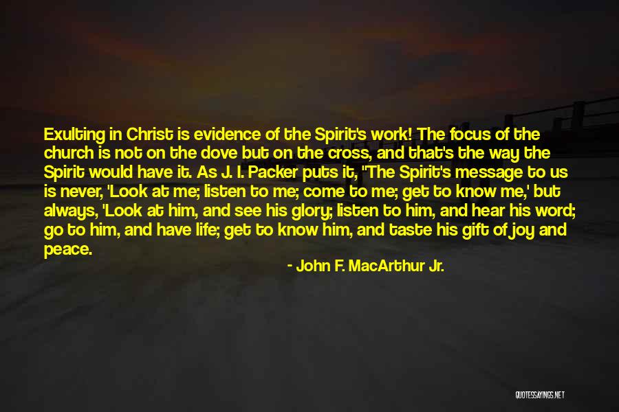 Dove Of Peace Quotes By John F. MacArthur Jr. Dove Of Peace Quotes By John F. MacArthur Jr.