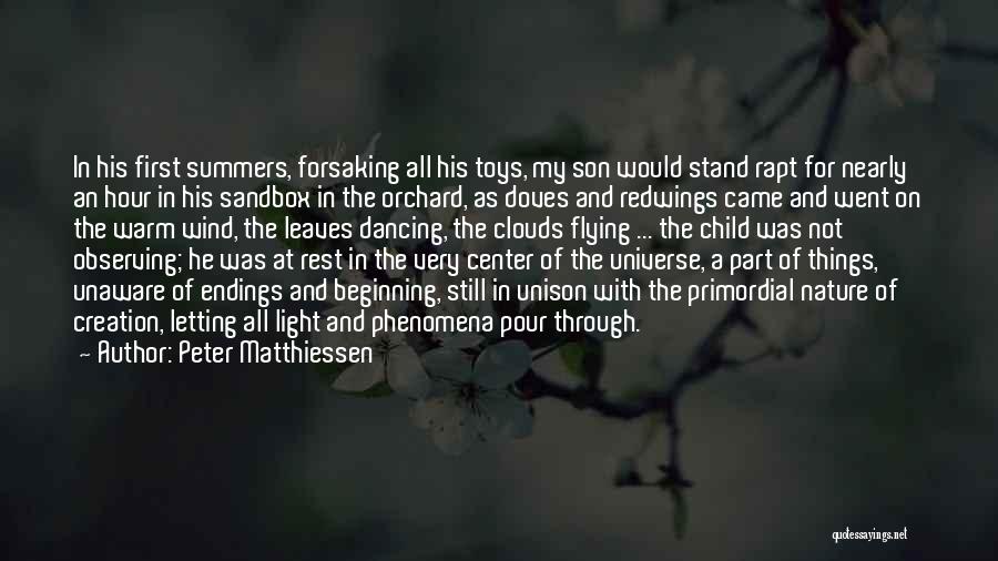 Doves Quotes By Peter Matthiessen