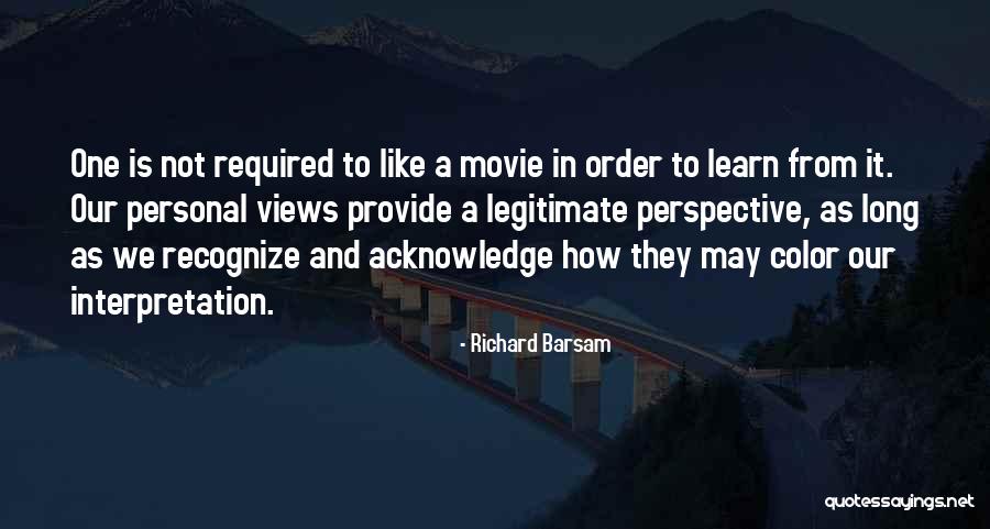 Dovezi Ale Quotes By Richard Barsam Dovezi Ale Quotes By Richard Barsam