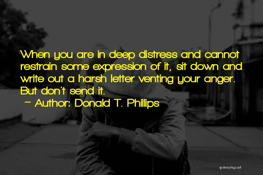 Down And Out Motivational Quotes By Donald T. Phillips