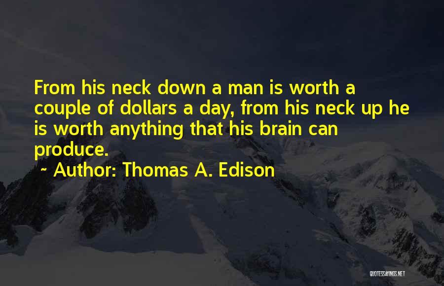 Down And Out Motivational Quotes By Thomas A. Edison