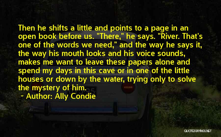 Down By The River Quotes By Ally Condie