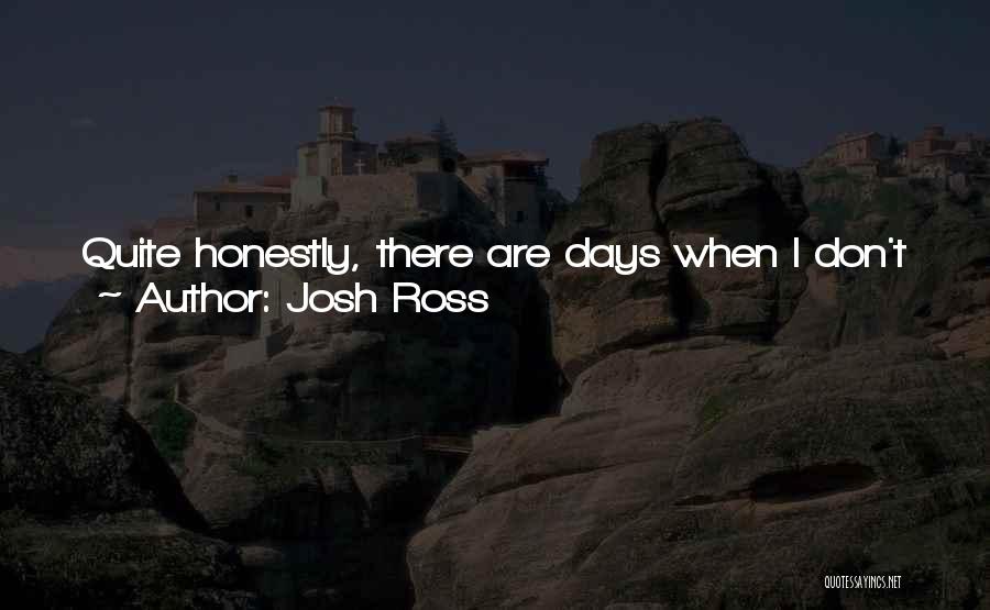 Down Days Quotes By Josh Ross