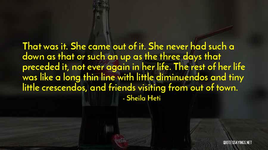 Down Days Quotes By Sheila Heti