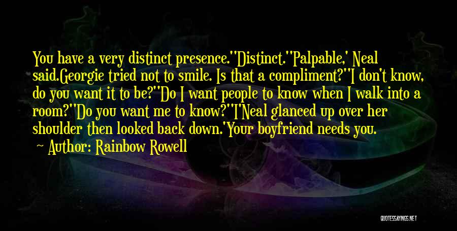 Down For Your Boyfriend Quotes By Rainbow Rowell