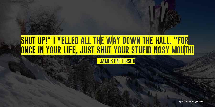 Down In Life Quotes By James Patterson