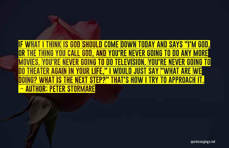 Down In Life Quotes By Peter Stormare