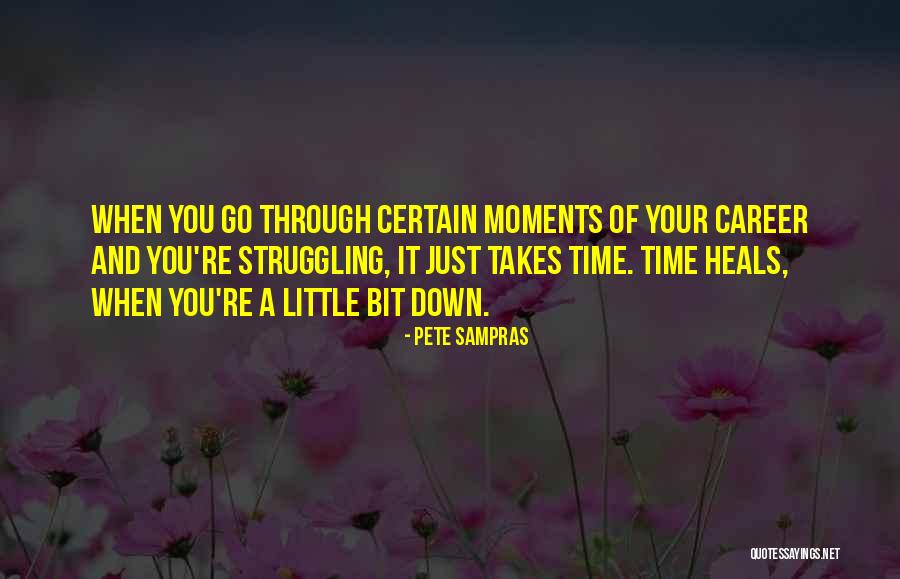 Down Moments Quotes By Pete Sampras