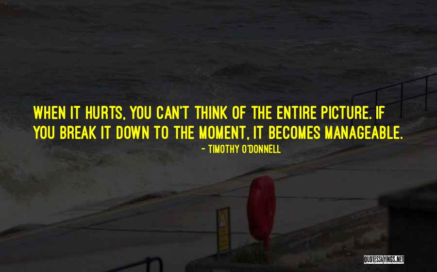 Down Moments Quotes By Timothy O'Donnell Down Moments Quotes By Timothy O'Donnell