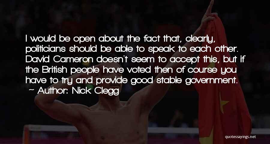 Down Syndrome Birthday Quotes By Nick Clegg