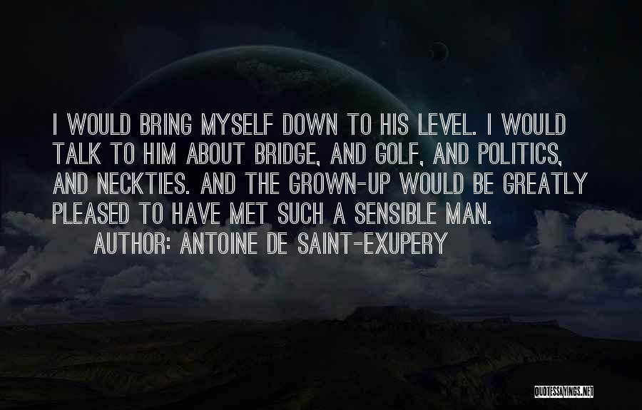 Down Talk Quotes By Antoine De Saint-Exupery