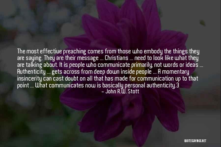 Down Talking People Quotes By John R.W. Stott Down Talking People Quotes By John R.W. Stott