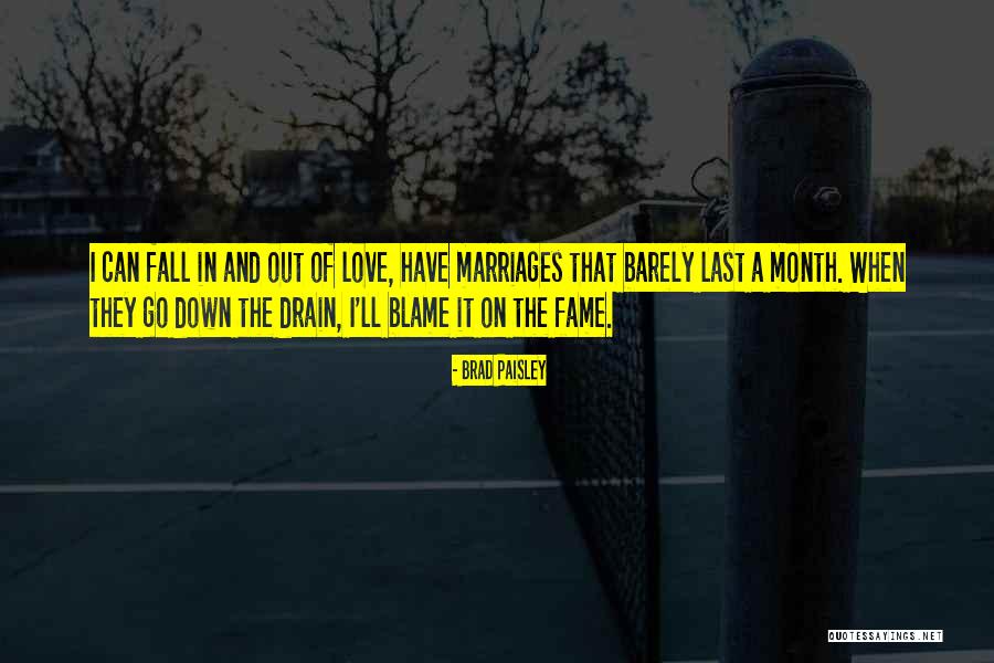 Down The Drain Quotes By Brad Paisley Down The Drain Quotes By Brad Paisley