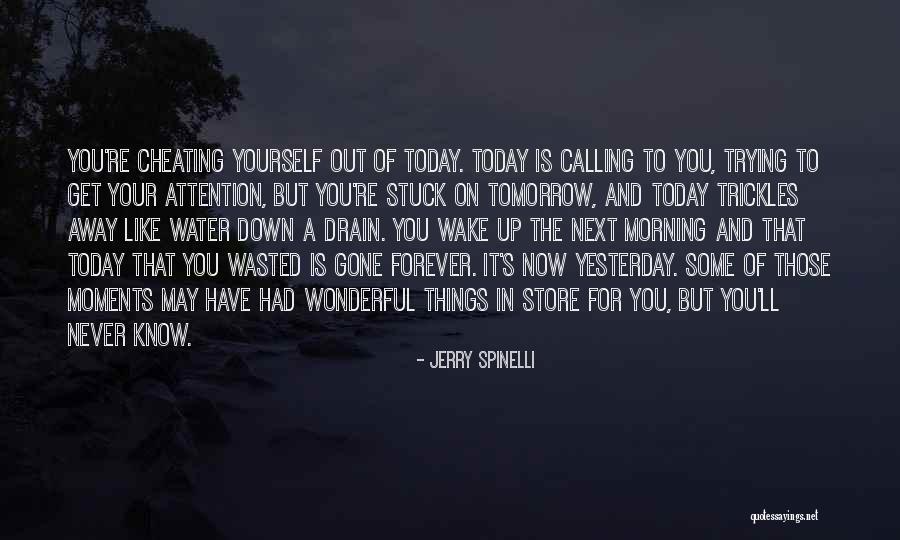 Down The Drain Quotes By Jerry Spinelli Down The Drain Quotes By Jerry Spinelli