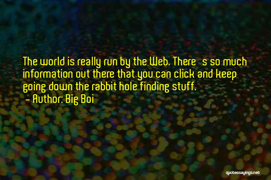 Down The Rabbit Hole Quotes By Big Boi