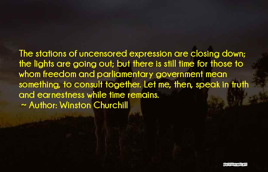 Down Time Quotes By Winston Churchill