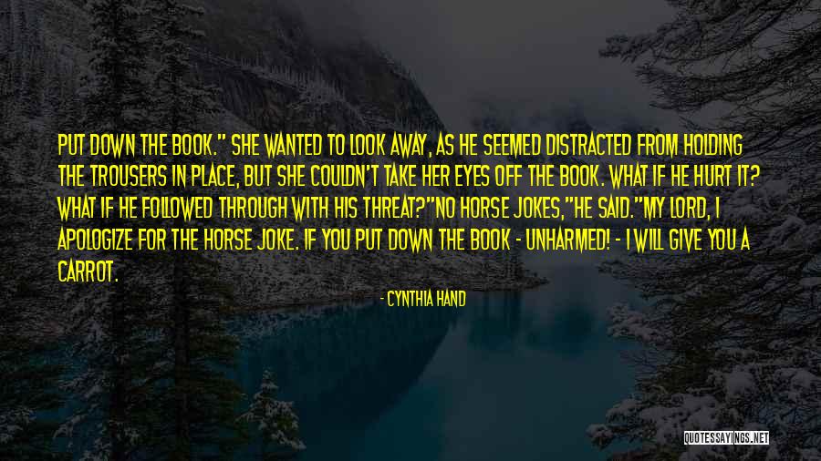 Down To You Book Quotes By Cynthia Hand