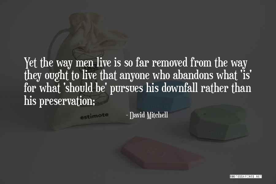 Downfall Quotes By David Mitchell