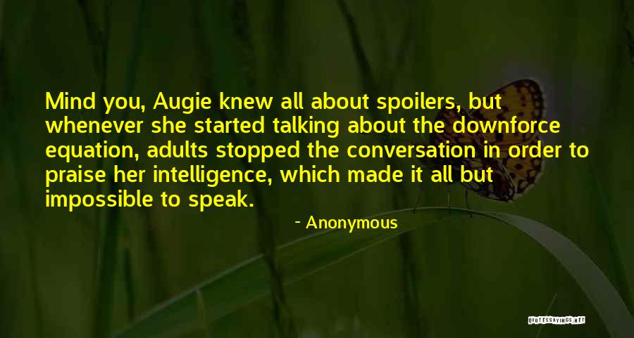 Downforce Quotes By Anonymous Downforce Quotes By Anonymous