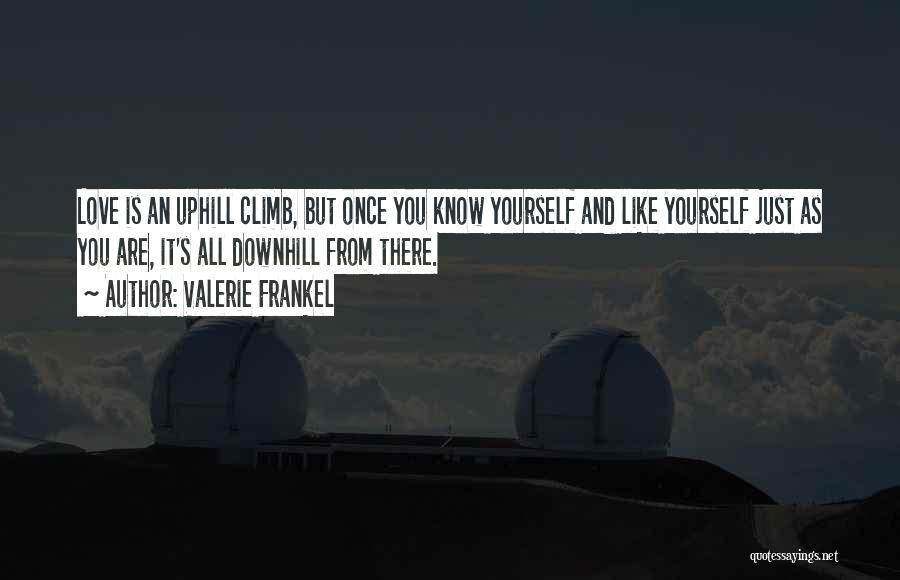 Downhill Relationship Quotes By Valerie Frankel