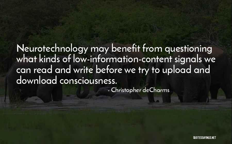 Download Quotes By Christopher DeCharms Download Quotes By Christopher DeCharms
