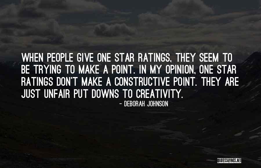 Downs Quotes By Deborah Johnson