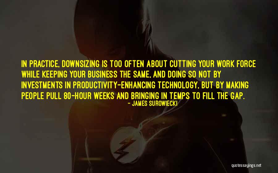 Downsizing Quotes By James Surowiecki Downsizing Quotes By James Surowiecki