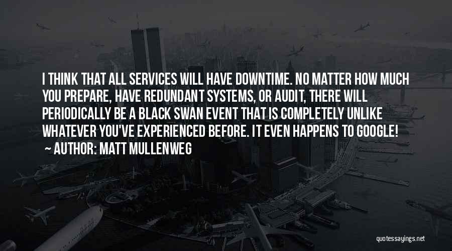 Downtime Quotes By Matt Mullenweg