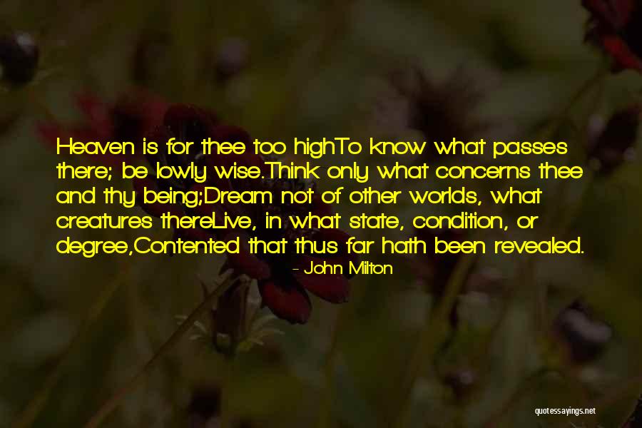 Downworlds Quotes By John Milton Downworlds Quotes By John Milton