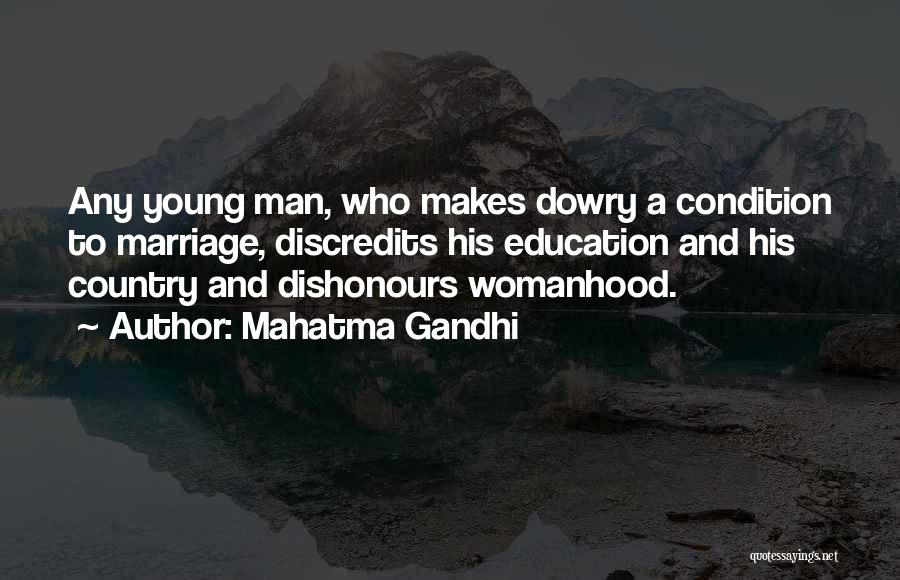 Dowry Quotes By Mahatma Gandhi