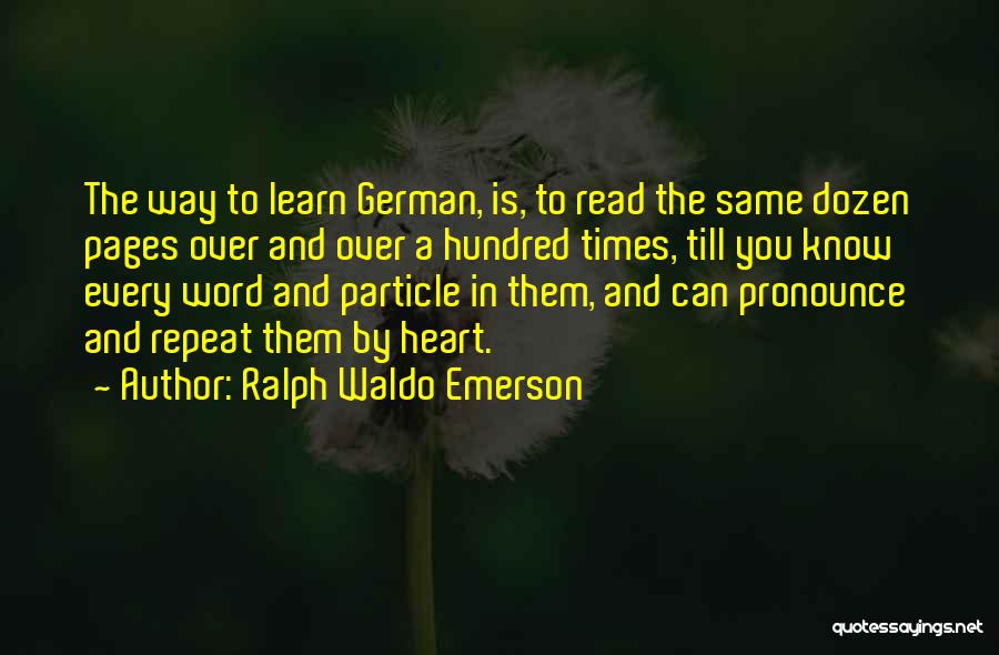 Dozen Quotes By Ralph Waldo Emerson